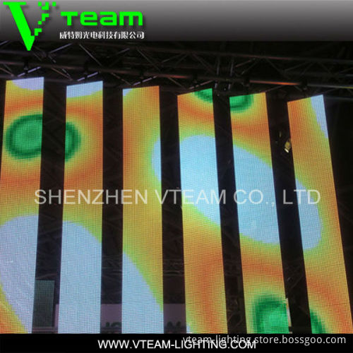 P10 hot sale curtain screen simple structure led display